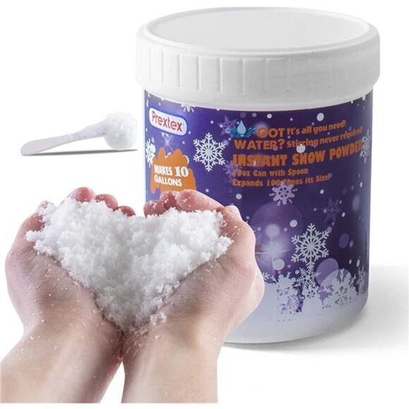 Snow Powder - Makes 10 Gallons of Artificial Snow - Perfect for Christmas Tree - Picture 3 of 3